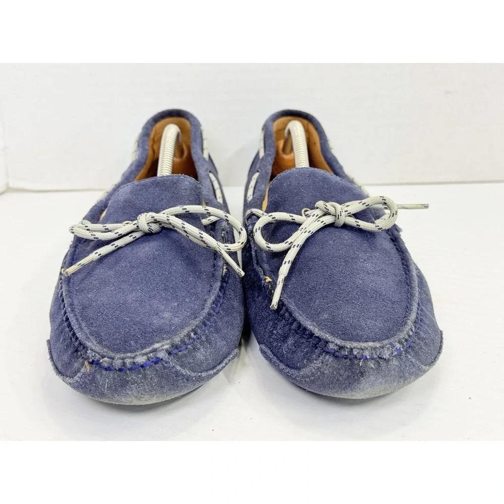 Cole Haan Gunnison II Blue Suede Driving Loafers Men's‎ 11D C12807 Moc Toe